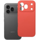Raudonas (Peach) dėklas Honor 600 Pro telefonui "Silicone Case"