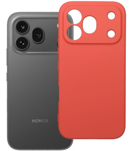 Raudonas (Peach) dėklas Honor 600 Pro telefonui "Silicone Case"
