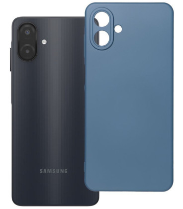 Mėlynas dėklas Samsung Galaxy A07 / A08 telefonui "Silicone Case"