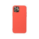 Raudonas (Peach) dėklas Samsung Galaxy A07 / A08 telefonui "Silicone Case"