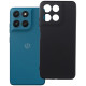 Juodas dėklas Motorola G57 / G57 Power telefonui "Silicone Case"
