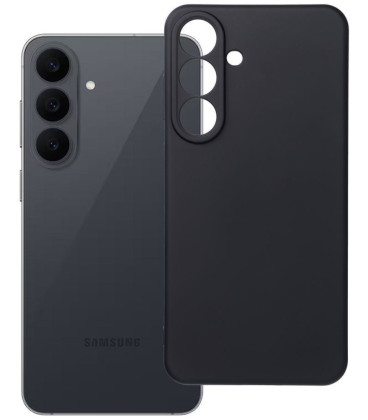 Juodas dėklas Samsung Galaxy S25 FE / S26 FE telefonui "Silicone Case"