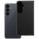 Juodas (Carbon) atverčiamas dėklas Samsung Galaxy S26 FE telefonui "Luna Book"
