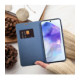 Mėlynas (Carbon) atverčiamas dėklas Samsung Galaxy A37 5G telefonui "Luna Book"
