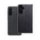 Juodas (Carbon) atverčiamas dėklas Samsung Galaxy A36 5G telefonui "Luna Book"