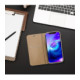 Auksinės spalvos atverčiamas dėklas Samsung Galaxy A36 5G telefonui "Luna Book"