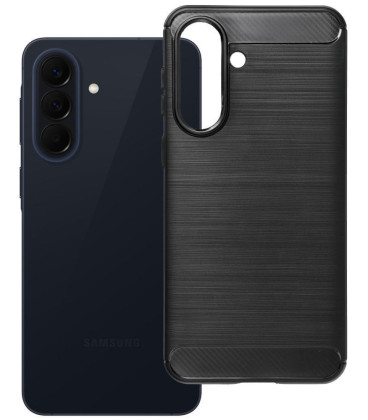 Juodas dėklas Samsung Galaxy A57 5G telefonui "Carbon 2.0"