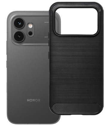 Juodas dėklas Honor 600 telefonui "Carbon 2.0"