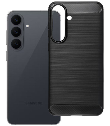 Juodas dėklas Samsung Galaxy S25 FE / S26 FE telefonui "Carbon 2.0"