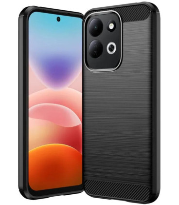 Juodas dėklas Xiaomi Redmi Note 17 4G / 5G telefonui "Carbon 2.0"