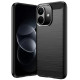 Juodas dėklas Xiaomi Redmi Note 17 Pro 5G telefonui "Carbon 2.0"
