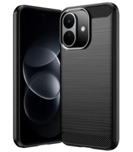 Juodas dėklas Xiaomi Redmi Note 17 Pro 5G telefonui "Carbon 2.0"