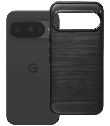Juodas dėklas Google Pixel 10 / 10 Pro telefonui "Carbon 2.0"