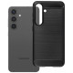 Juodas dėklas Samsung Galaxy S24 telefonui "Carbon 2.0"