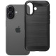 Juodas dėklas Apple iPhone 17 telefonui "Carbon 2.0"