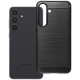 Juodas dėklas Samsung Galaxy S25 FE / S26 FE telefonui "Carbon 2.0"