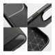 Juodas dėklas Apple iPhone 12 / 12 Pro telefonui "Carbon 2.0"
