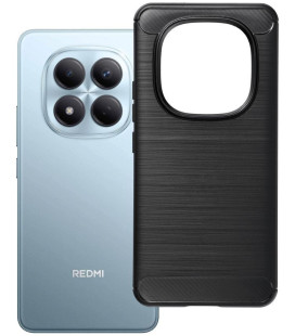 Juodas dėklas Xiaomi Redmi Note 15 Pro 4G telefonui "Carbon 2.0"