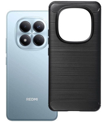 Juodas dėklas Xiaomi Redmi Note 15 Pro 4G telefonui "Carbon 2.0"