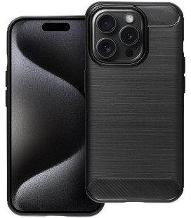 Juodas dėklas Apple iPhone 16 Pro Max telefonui "Carbon 2.0"