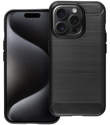 Juodas dėklas Apple iPhone 16 Pro Max telefonui "Carbon 2.0"