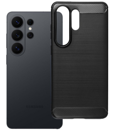 Juodas dėklas Samsung Galaxy S26 Ultra telefonui "Carbon 2.0"