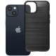 Juodas dėklas Apple iPhone 14 telefonui "Carbon 2.0"