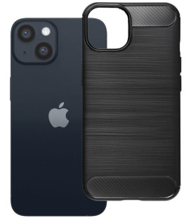 Juodas dėklas Apple iPhone 14 telefonui "Carbon 2.0"