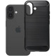 Juodas dėklas Apple iPhone 16 telefonui "Carbon 2.0"