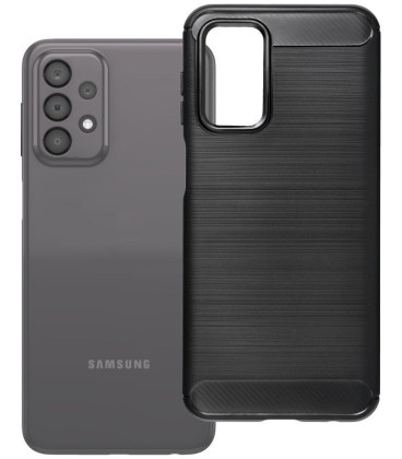 Juodas dėklas Samsung Galaxy A23 5G telefonui "Carbon 2.0"