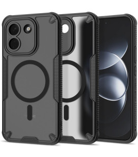Matinis juodas dėklas Xiaomi Redmi Note 17 Pro Max 5G telefonui "Tech-Protect Rugged Shield Magsafe"