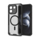 Matinis juodas dėklas Xiaomi Redmi Note 17 Pro Max 5G telefonui "Tech-Protect Rugged Shield Magsafe"