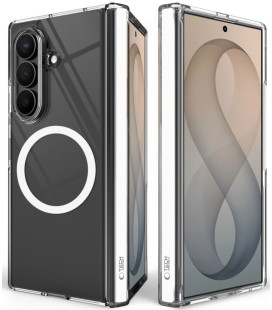Skaidrus dėklas Samsung Galaxy Fold 7 / 8 Ultra telefonui "Tech-Protect MagPeak Magsafe"