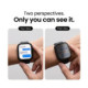 Juodas (Privacy) dėklai Apple Watch 12 (42 mm) laikrodžiui "Tech-Protect Defense"