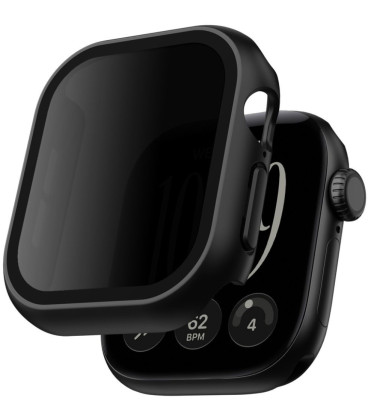 Juodas (Privacy) dėklai Apple Watch 12 (46 mm) laikrodžiui "Tech-Protect Defense"