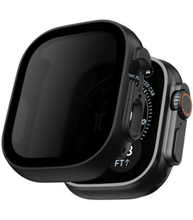 Juodas (Privacy) dėklai Apple Watch Ultra 1 / 2 / 3 / 4 (49 mm) laikrodžiui "Tech-Protect Defense"