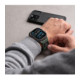 Žalia / oranžinė apyrankė Apple Watch 8 / 9 / 10 / 11 / 12 / SE / Ultra (44 / 45 / 46 / 49 mm) "Tech-Protect Nylon Elite"