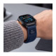 Mėlyna / oranžinė apyrankė Apple Watch 8 / 9 / 10 / 11 / 12 / SE / Ultra (44 / 45 / 46 / 49 mm) "Tech-Protect Nylon Elite"
