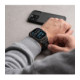 Juoda / oranžinė apyrankė Apple Watch 8 / 9 / 10 / 11 / 12 / SE / Ultra (44 / 45 / 46 / 49 mm) "Tech-Protect Nylon Elite"
