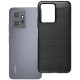 Juodas dėklas Xiaomi Redmi Note 12 4G telefonui "Carbon 2.0"