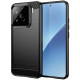 Juodas dėklas Xiaomi 15 telefonui "Carbon 2.0"