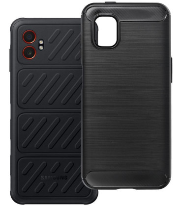 Juodas dėklas Samsung Galaxy Xcover 7 Pro telefonui "Carbon 2.0"