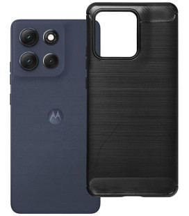 Juodas dėklas Motorola G86 5G telefonui "Carbon 2.0"