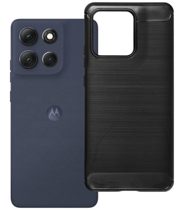 Juodas dėklas Motorola G86 5G telefonui "Carbon 2.0"