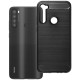 Juodas dėklas Xiaomi Redmi Note 8T telefonui "Carbon 2.0"