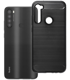 Juodas dėklas Xiaomi Redmi Note 8T telefonui "Carbon 2.0"