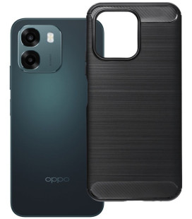 Juodas dėklas Oppo A6 telefonui "Carbon 2.0"