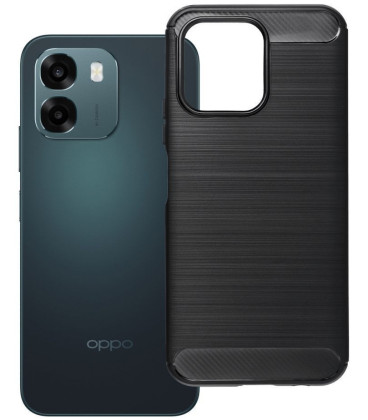 Juodas dėklas Oppo A6 telefonui "Carbon 2.0"
