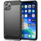 Juodas dėklas Apple iPhone 11 Pro Max telefonui "Carbon 2.0"