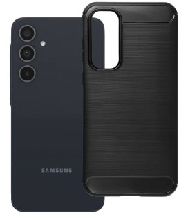 Juodas dėklas Samsung Galaxy A35 5G telefonui "Carbon 2.0"